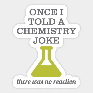 Chemistry Joke Sticker